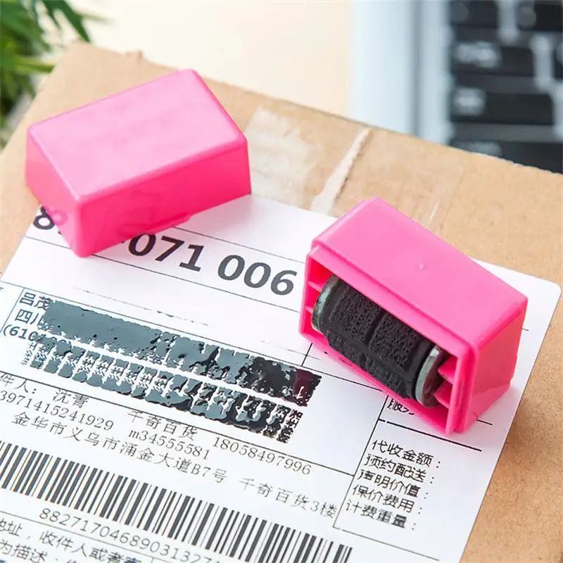 1 шт. мини-ролик самозакрывающийся Garbled печати для служебного пользования