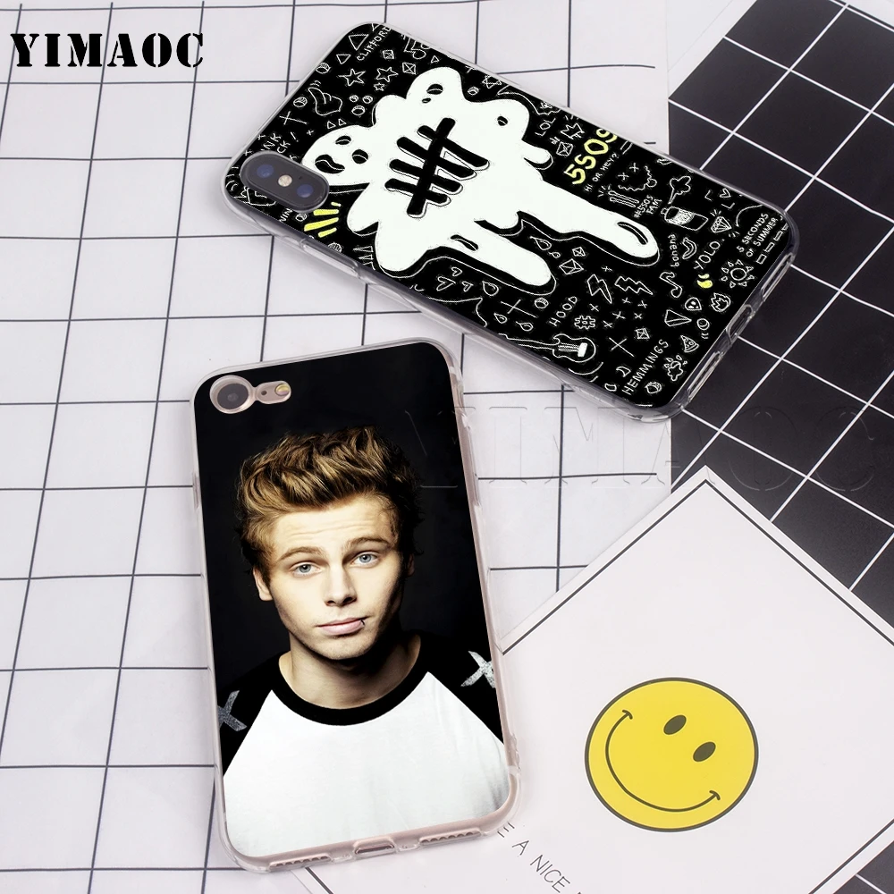 YIMAOC 5sos 5 секунд лета Мягкий силиконовый чехол для iPhone 11 Pro XS Max XR X 8 7 6 6S Plus 5s se |