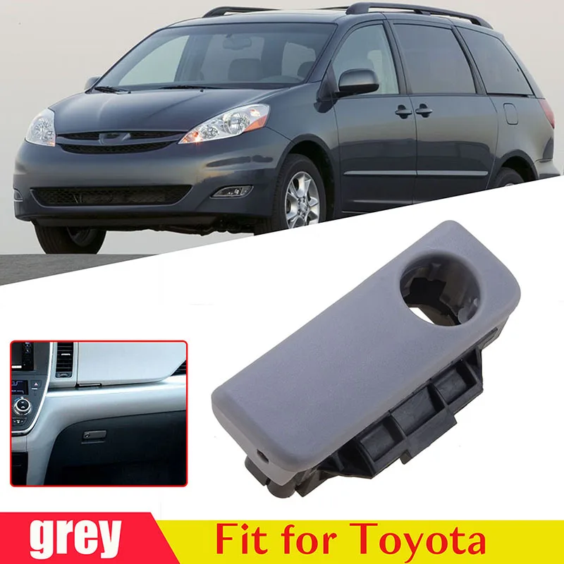 

Автомобильный фонарь с защелкой, ручка, камень, серый, подходит для Toyota Sienna 2004-2010, автомобильные аксессуары 55506-AE010