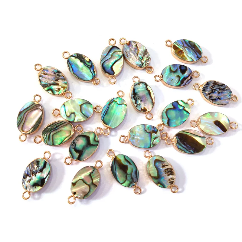 Подвески из натуральной ракушки овальной формы искусственный жемчуг очарование