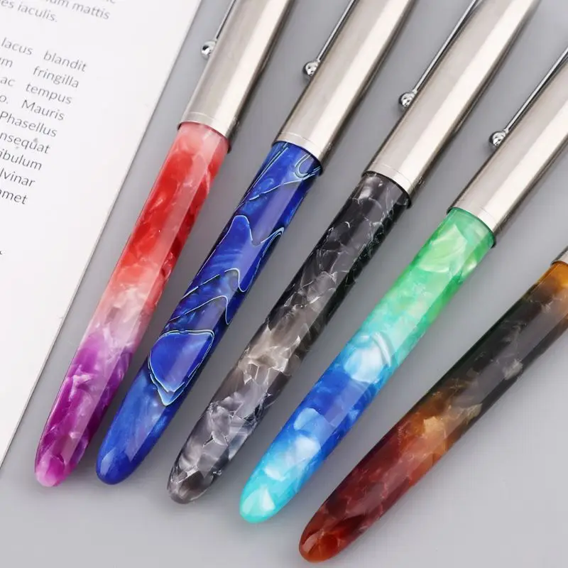 1 шт. Jinhao 51A роскошная мужская авторучка, деловая Студенческая ручка, 0,38 мм, очень тонкая ручка для каллиграфии, школьные офисные принадлежности для письма