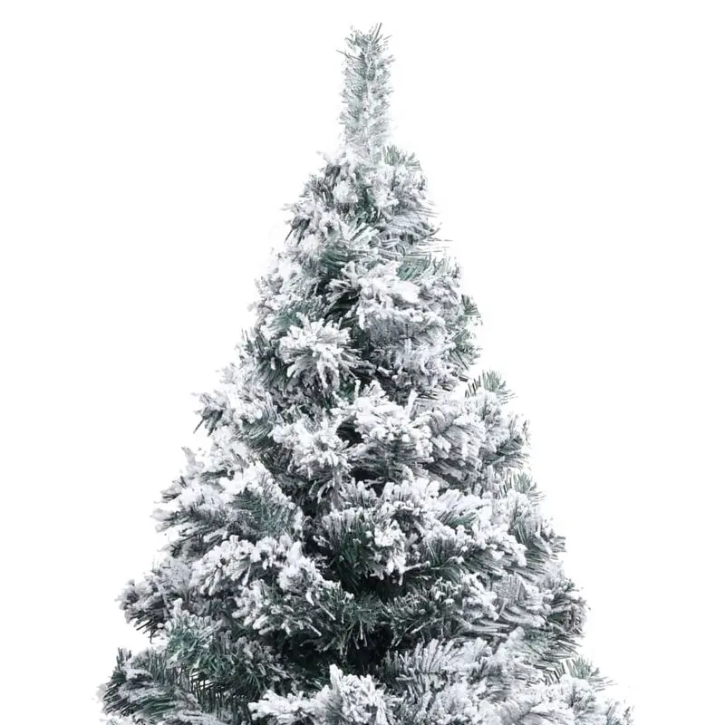 vidaXL LED Artificial Christmas Tree Xmas Pine with Snowflakes String Fairy Light Green 240cm/180cm/150cm |