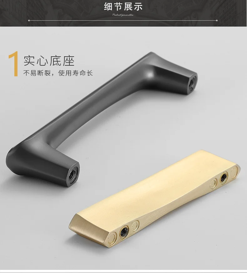 Светильник роскошный скандинавский яркий золотой с ручкой серый шкаф