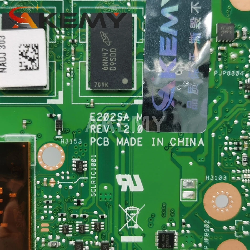 Akemy новая E202SA материнская плата для Asus EeeBook E202S ноутбука N3700 N3710 CPU 2G RAM | Компьютеры и