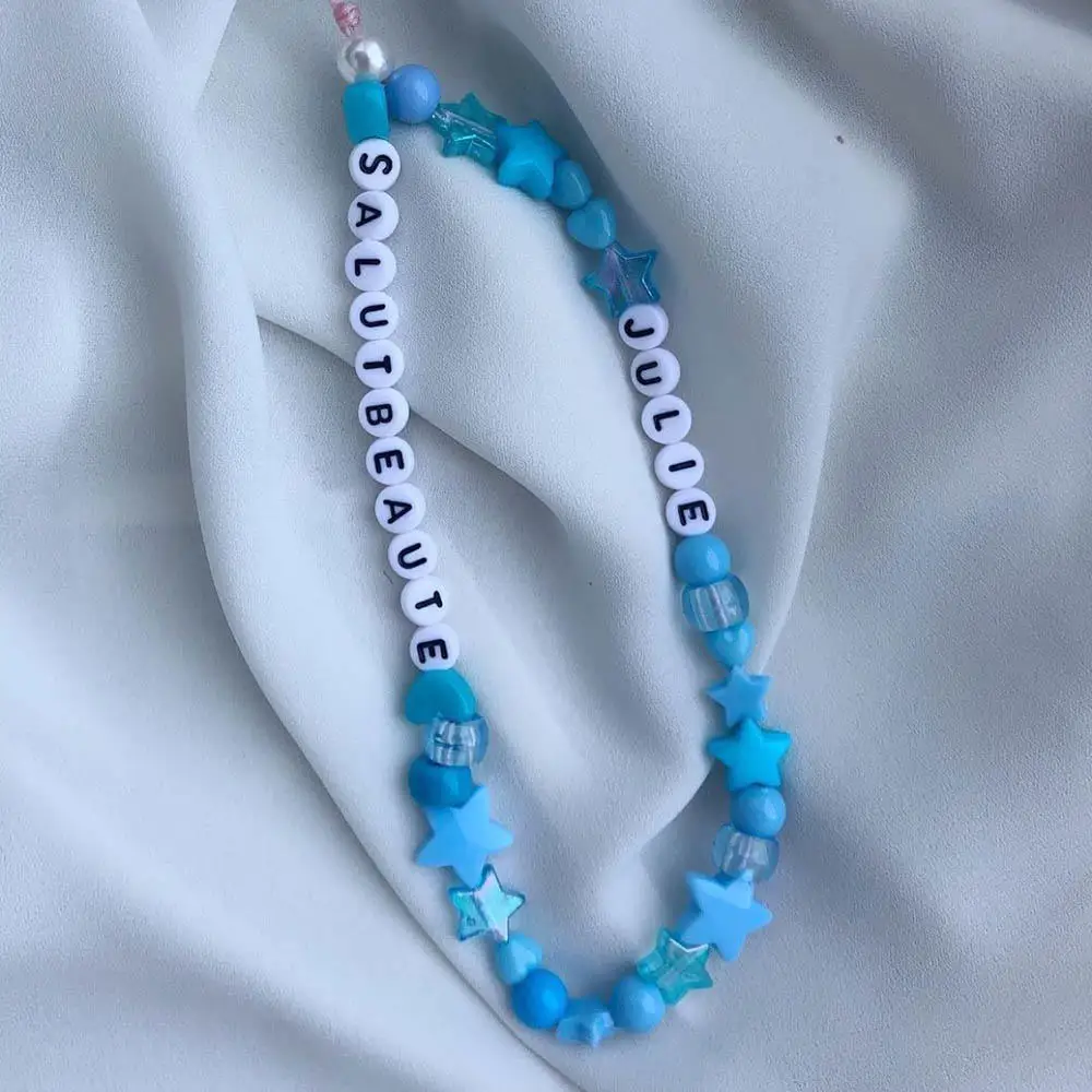 

New Design String Mobile Chain Multi Color For Girls Phone Choker Necklace Strap Lanyard Hanging Neck Rope for Keys Lady Gift