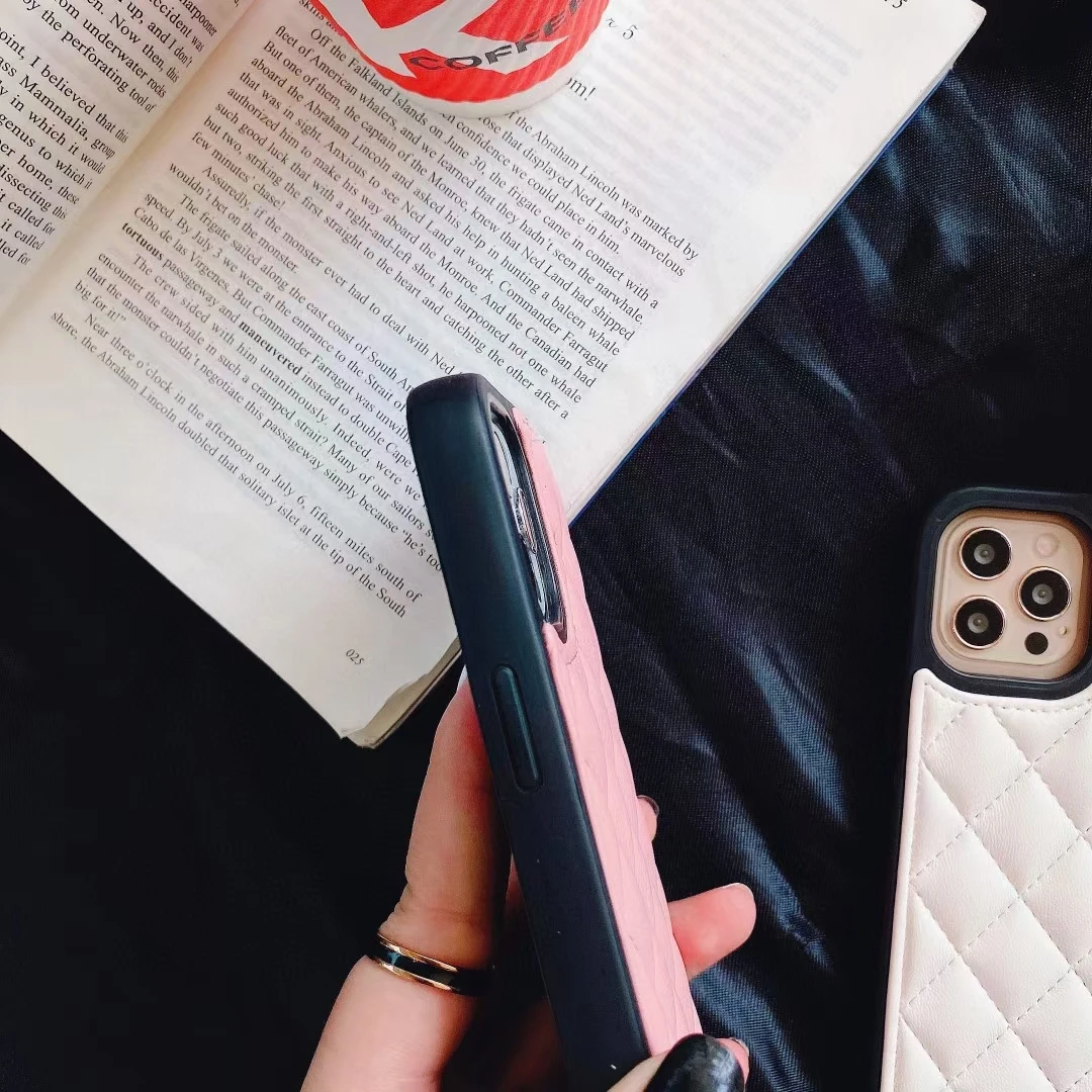 

Luxury brand Leather fabric Thin Phone Case For iPhone XS MAX XR X 8 7 Plus Plating Soft TPU Silicone Full Cover Shockproof Caqa