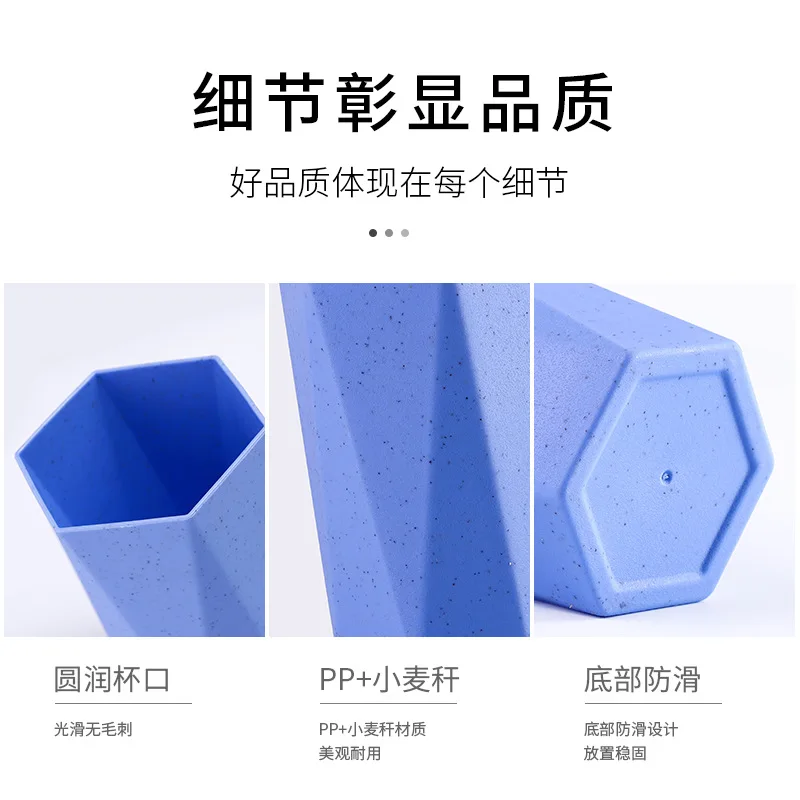 

Geometric Diamond Toothbrush Cup Gargle Cup Drink Cup Creative Simple Household Couples Toothbrush Cup Wash Cup Dental Tray