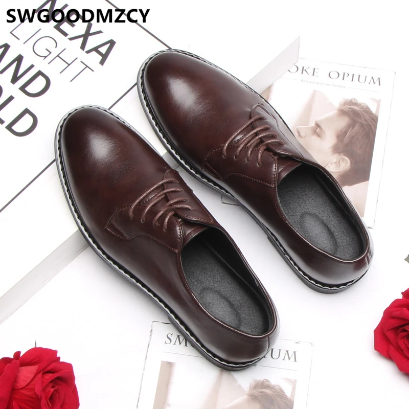 

Mens Party Shoes Business Shoes Men Oxford Leather Italian Men Shoe Fashion Sepatu Pria Formal Zapatos De Hombres Giy Nam
