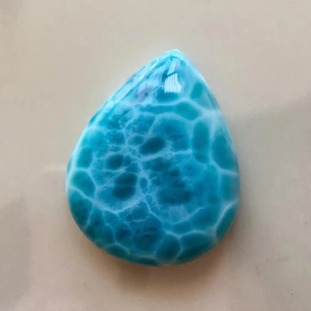 Высокое качество натуральный синий подвеска larimar 43x35x10 мм драгоценный камень для женщин и мужчин Капля воды Lucky Love подарок кулон AAAAA сертификат