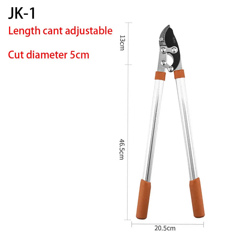 Tijera telescópica de largo alcance para jardín, herramienta de mano para podar, Mango antideslizante, corte de trinquete, rama de árbol, novedad