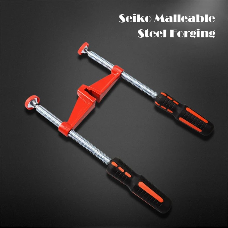 

Heavy Duty Woodworking Clamp Double Spindle Parallel Edge Clamp Cast Iron Carpentry Clip F Clamp Accessories