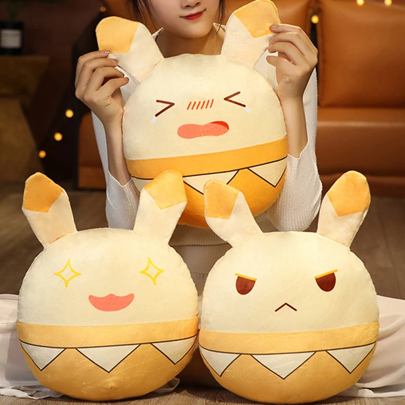 

Ударная игрушка-бомба Genshin, плюшевые игрушки, подушка, мягкая кавайная аниме Подушка, детская игрушка, очаровательный милый подарок на день ...