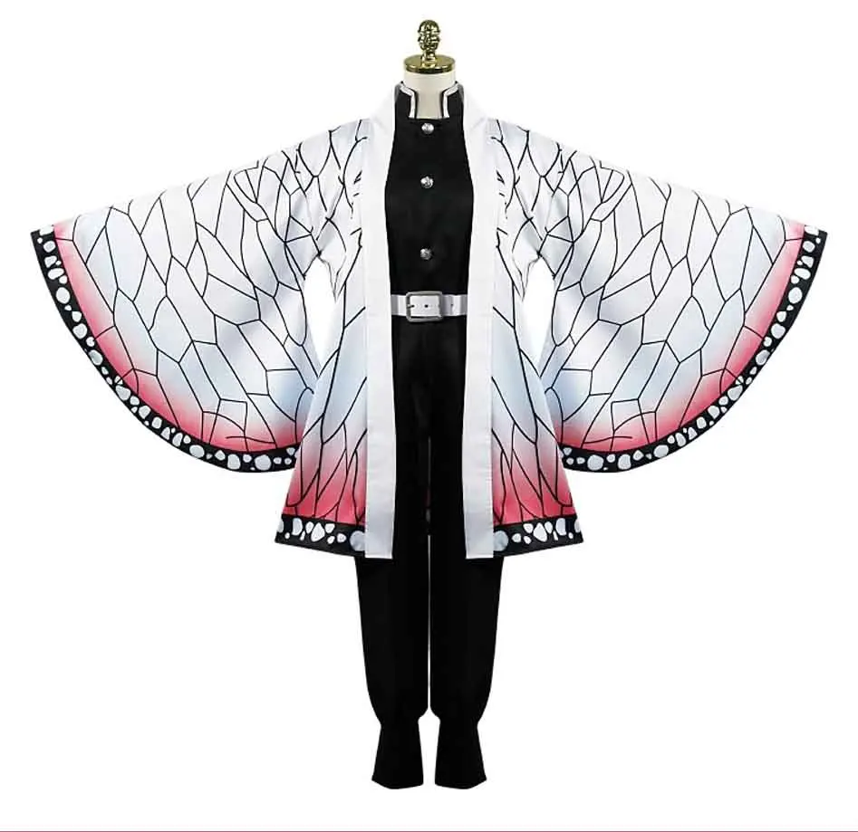 Новинка Аниме рассекающий демонов шинобу Кочо Косплей Костюм Хэллоуин косплей