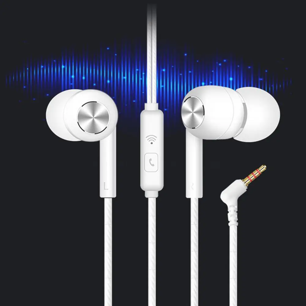 

S32 In-ear Earbud Subwoofer Headset 3.5mm Interface L-shaped Plug Universal Mobile Phone Computer Headset