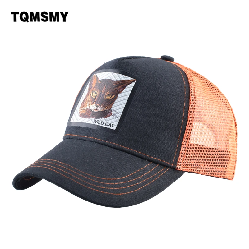 Бейсболка TQMSMY унисекс регулируемая бейсболка с нашивкой в виде животного для