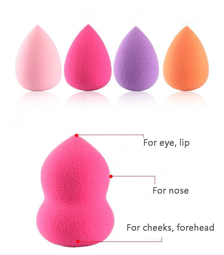 Спонж женский для макияжа инструменты Красота губок 4 шт.| |