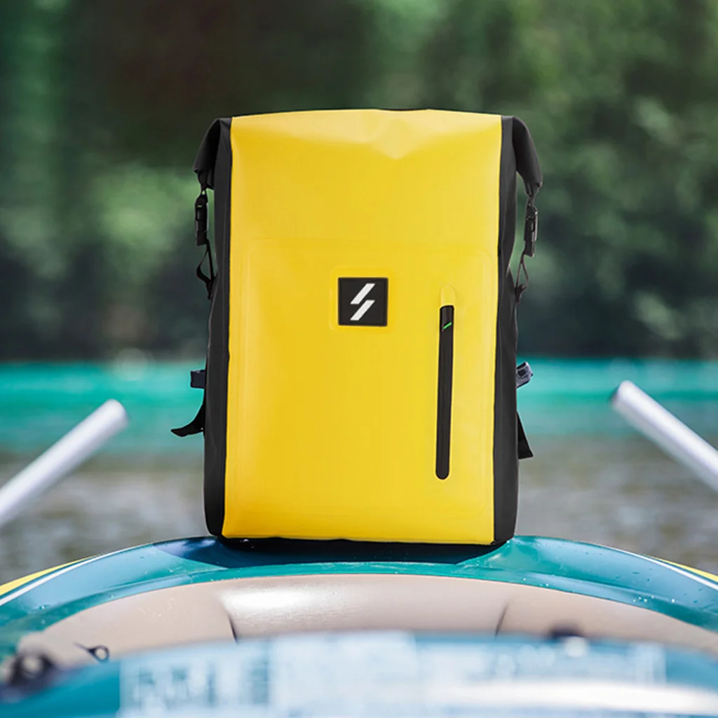 25L Large Capacity PVC Backpack Roll Top Waterproof Dry Bag Knapsack for Cycling Camping Hiking Fishing Kayaking