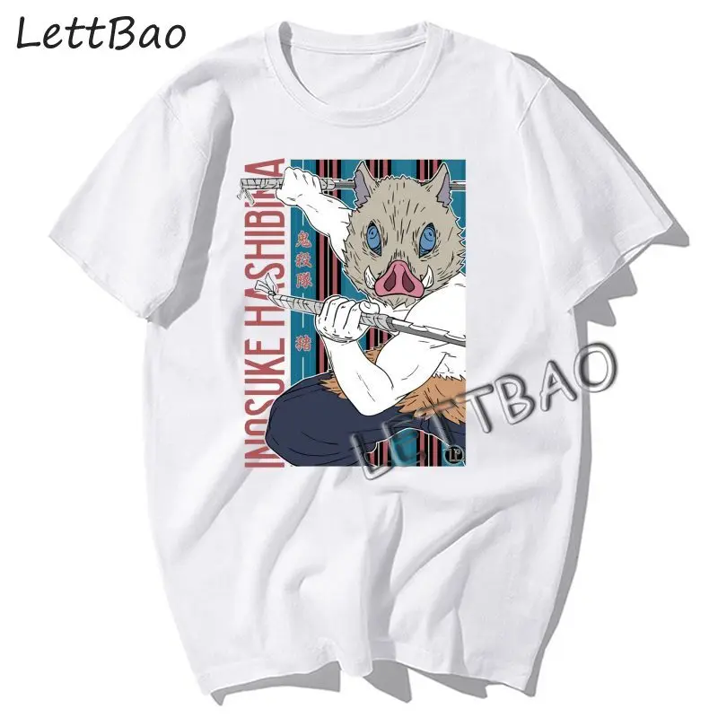 

Футболки Kimetsu No Yaiba с изображением рассеянного демона, женские милые футболки с японским аниме, забавные летние топы с мультяшным принтом, же...