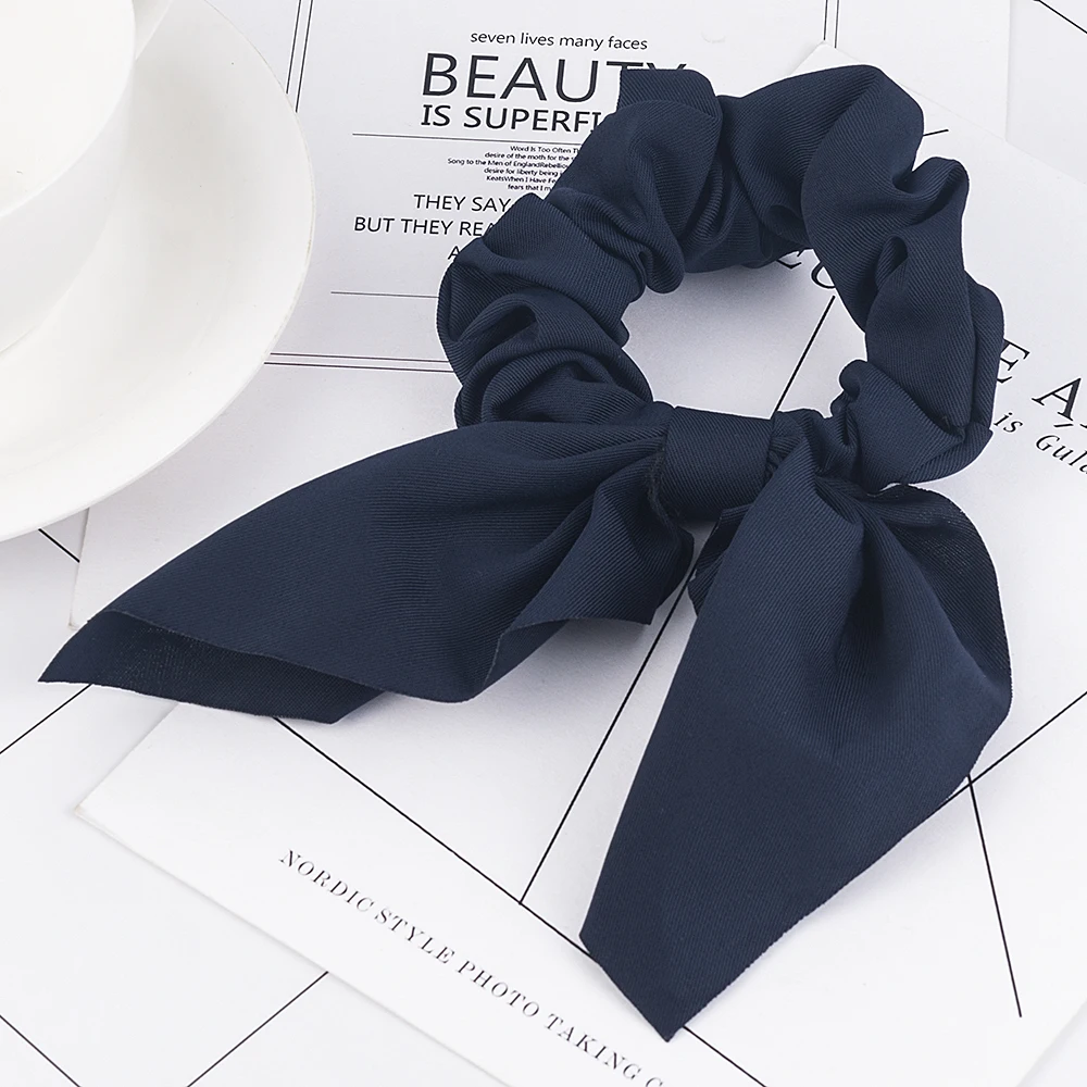 Новинка Женская весенне летняя однотонная повязка на голову винтажная резинка