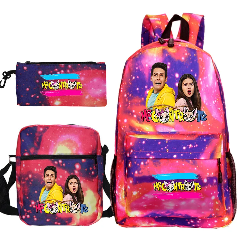 Me contro Te 3pcs Set Backpack Students School Bags Adult Travel Teens Casual beautiful pattern rucksack 16 Inch | Багаж и сумки