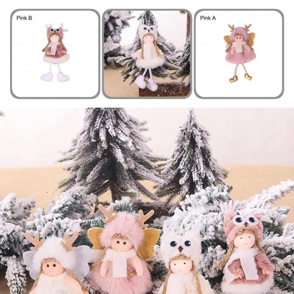 

Soft Beautiful Adorable Angel Shape Doll Pendant Lightweight Plush Doll Adorable for Gift