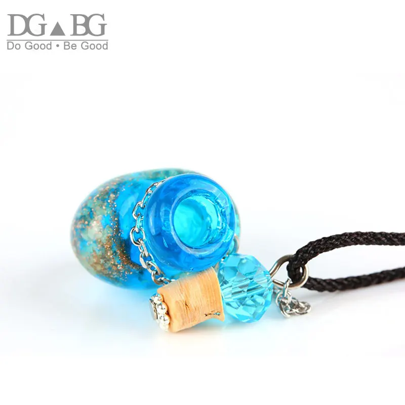 Мини полый медальон сувенир в форме сердца ожерелье кулон с Пробка для бутылки