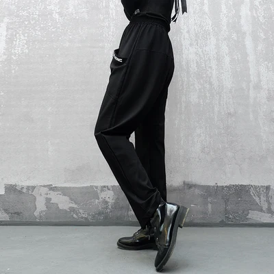 Большие размеры осень и зима новые брюки с перекрестными ремешками BF