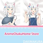 Аниме Gawr, VTuber девушка декоративная наволочка для подушки обниматься тела Чехол Dakimakura подушка-отаку чехол Крышка домой постельные принадлежности