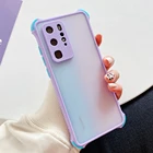 Силиконовый противоударный Прозрачный чехол для телефона Samsung Galaxy S20 FE S21 S30 Note 20 10 8 9 Ultra S8 S9 S10 Plus Lite, задняя крышка