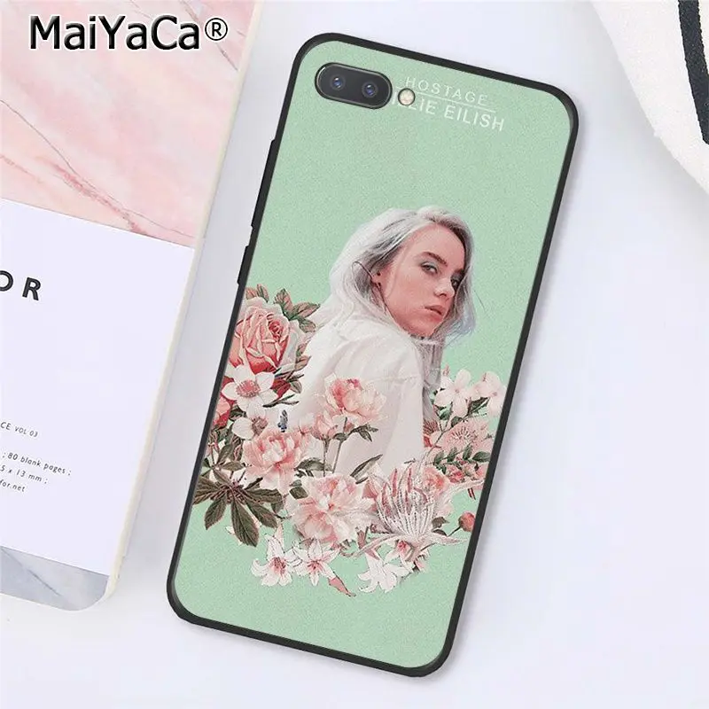 A6 MaiYaCa музыка певица звезда Billie Eilish чехол для телефона для huawei смартфона Honor 8X9 10 20 Lite 7A 5A 7C 10i 20i View20 - Цвет: A6