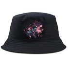 2021 аниме рассекающая демонов однотонная Панама уличная Рыбалка графическая уличная шапка унисекс Повседневная модная весенняя шапка в стиле Харадзюку 58 см