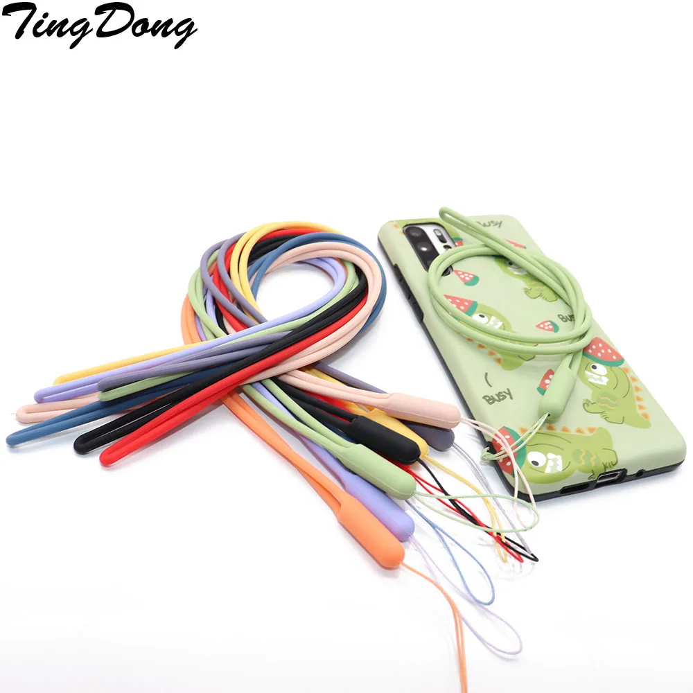 Длинные силиконовые сотового телефона ремешок держатель для телефонов ремешки