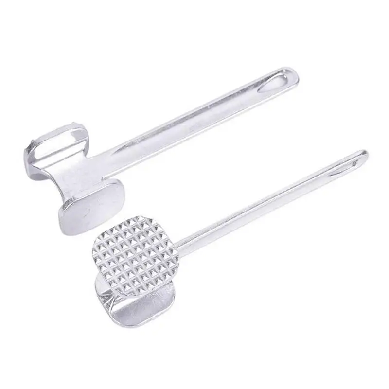 Ручной двухсторонний молоток для мяса из стали и алюминиевого сплава мясорубка