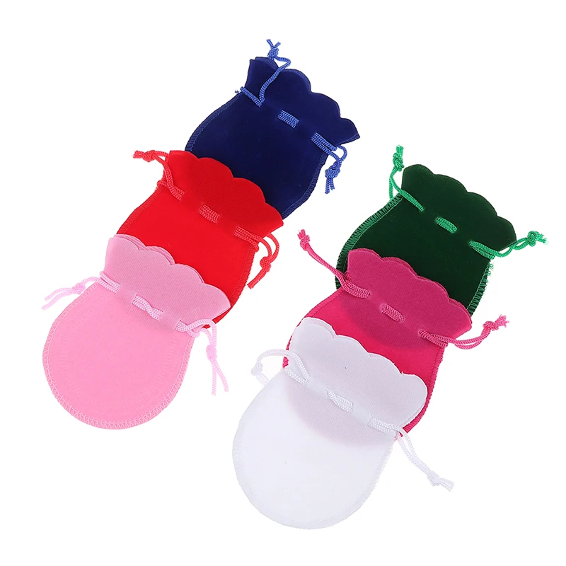 

10Pcs Drawstring Bag Packing Bags Mini Velvet Jewelry Bags Pouches Gifts
