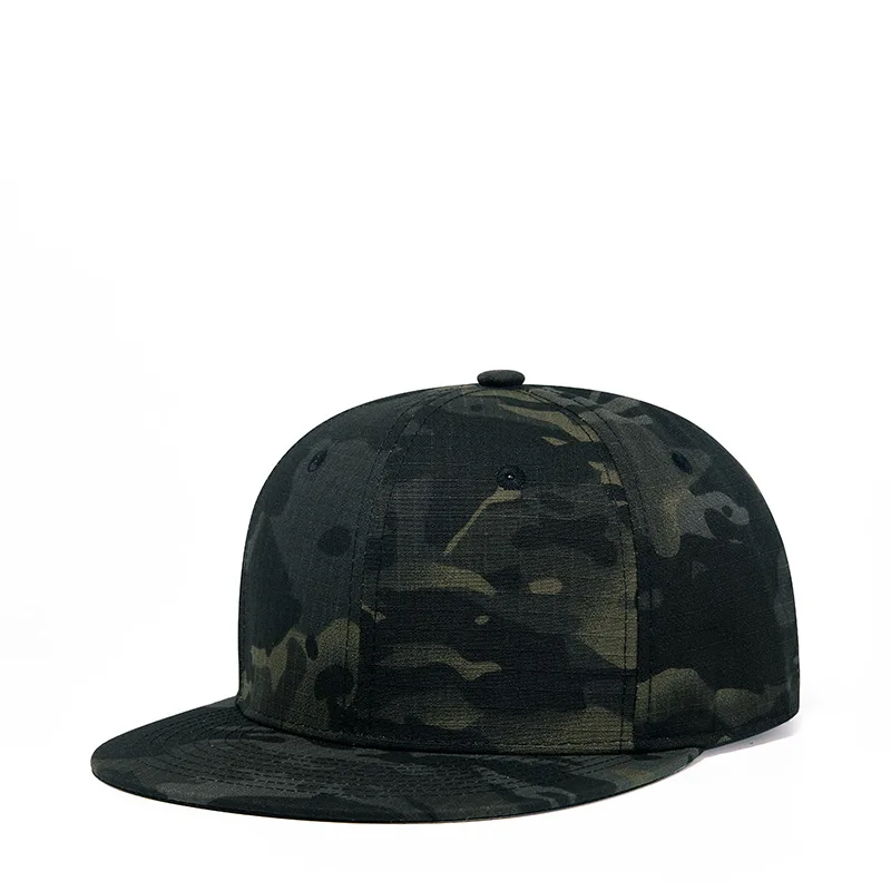 

Dark Green Camouflage Basebaal Cap Unisex Adjustable Flat Brim Military Dad Hats Fashion Men Women Baseball Caps Casquette