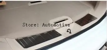 

Free shipping2*Steel inside rear trunk plate sticker cover protector for nissan Rogue x trail 2014 2015