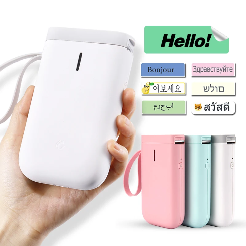 Беспроводной мини принтер Niimbot D11 для этикеток Bluetooth термопринтер офисные ценники