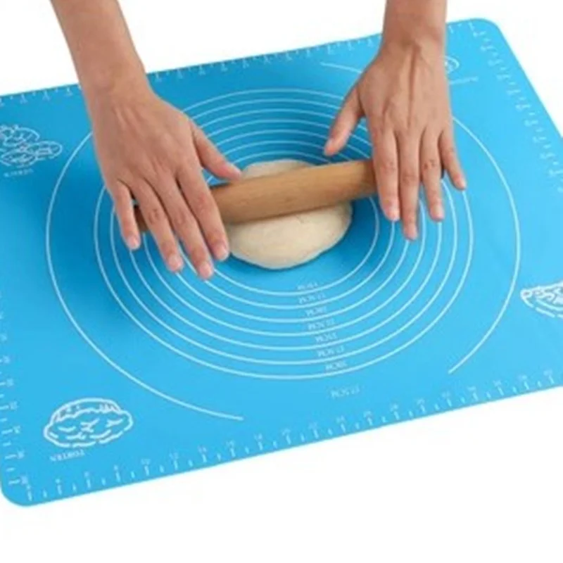 New Silicone Rolling Cut Mat Sugarcraft Fondant Cake Clay Pastry Dough Baking Mats Liners | Дом и сад