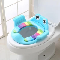 cartoon baby potties seat ring pad with armrests for toddler girls boys trainers potty toilet cushion