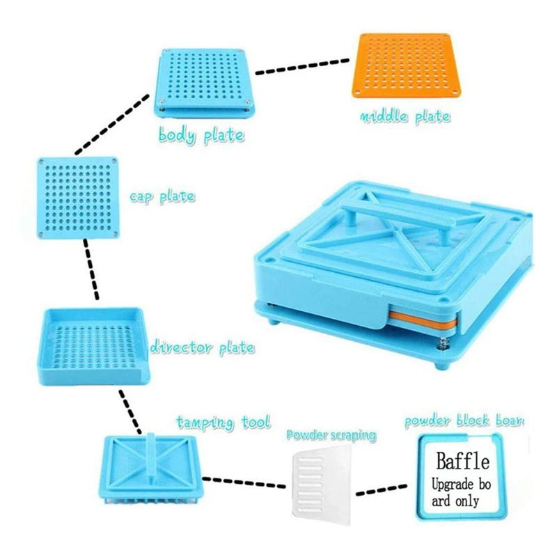 Поднос для кофейного наполнителя ручная машина наполнения порошка 100 отверстий