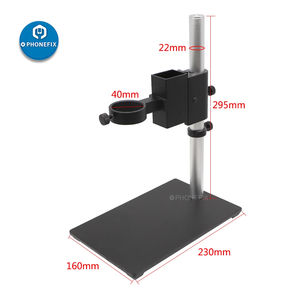 adjustable microscope stand bracket holder universal usb digital electronic table microscopes accessories phone repair soldering free global shipping