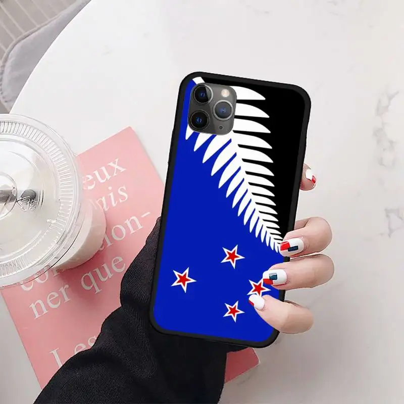

NZ New Zealand Flag Phone Cases for iPhone 11 12 mini pro XS MAX 8 7 6 6S Plus X 5S SE 2020 XR