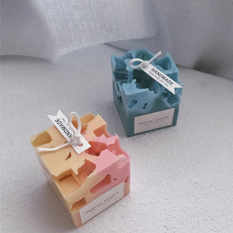 Форма для ароматизированных свечей 1 шт. квадратная ручной работы дома Свеча | Дом