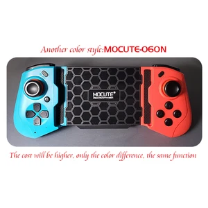 2021 new mocute 060 bluetooth compatible gamepad for ios android phone game joysticks pubg controller telescopic gamepad free global shipping