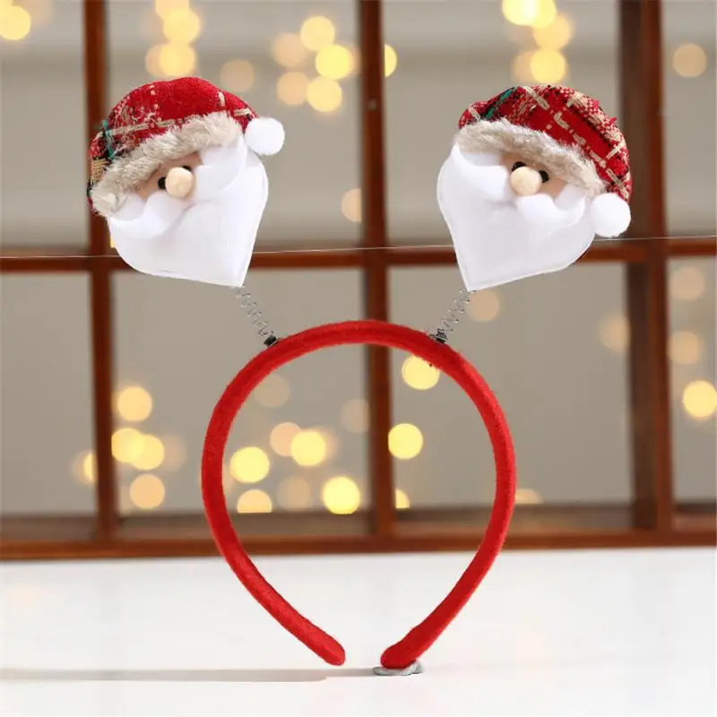 

1pcs Christmas Headband Hairband Christmas Tree Cartoon Headband Head Hoop Headwear Xmas Party Kids Gift Christmas Ornaments