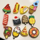 Украшение для обуви, ПВХ, для суши, хотдога, мороженого, украшение для садовой обуви, для Croc Jibz, лидер продаж, 1 шт.