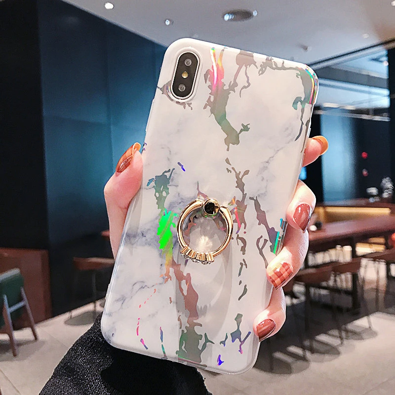 Лазерный чехол для телефона s для айфон XR XS Max X 6 6S 7 8 Plus, мягкий силиконовый чехол-подставка для айфон 11 Pro Max 7 8 Plus XR, чехол