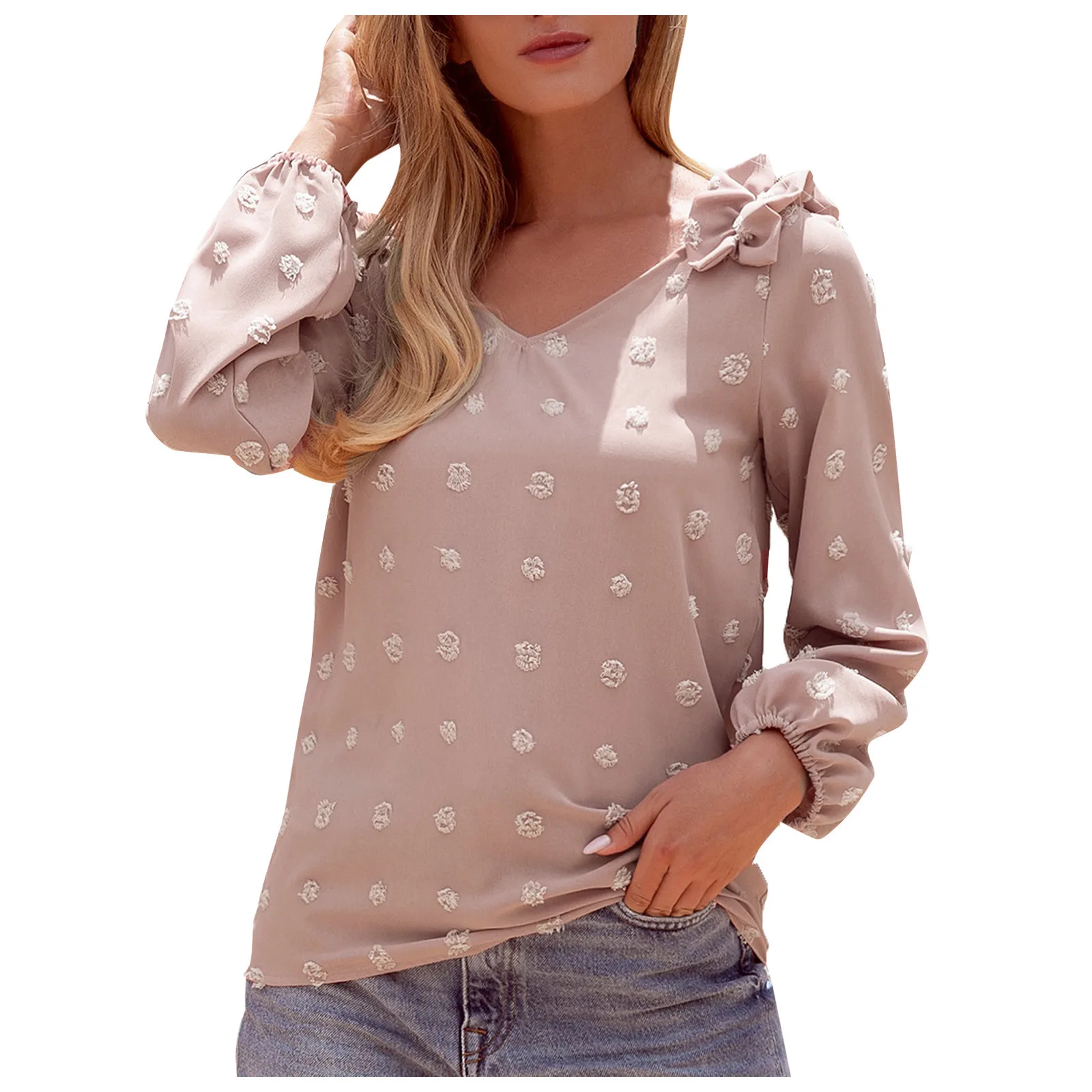 

2021 Womens Solid Long Sleeve Irregular Sweatshirt Loose Print Pullover Tops Blouse Womens Pullover Tops Blouse