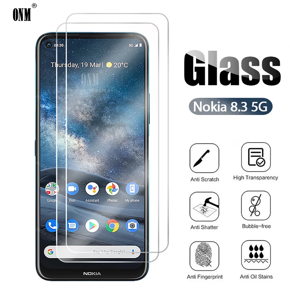 10 шт закаленное стекло для Nokia 8 3 5G Защитная пленка экрана 6 81|Защитные стёкла и