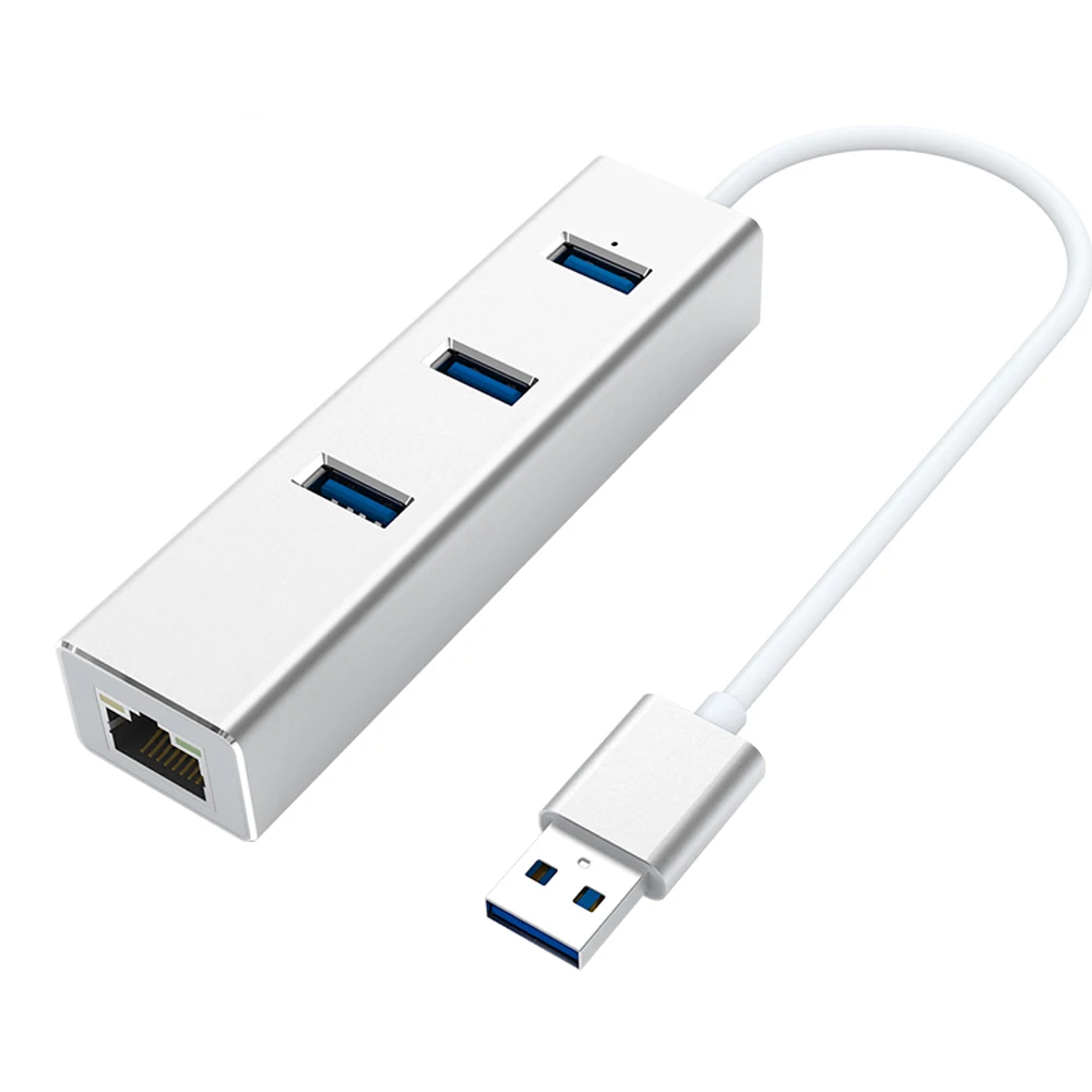 

USB Hub Type C Cable 3.0 To Ethernet RJ45 PD TF Cards Adapter Splitter For Macbook ThinkPad PC TV Box Computer Accessories Parts